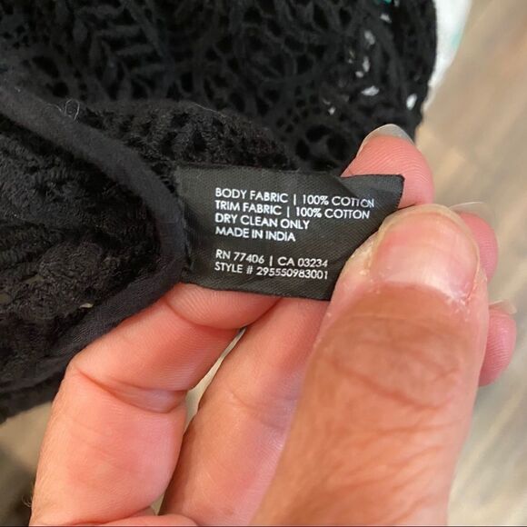 Club Monaco Black Eyelet Jacket - Picture 9 of 9